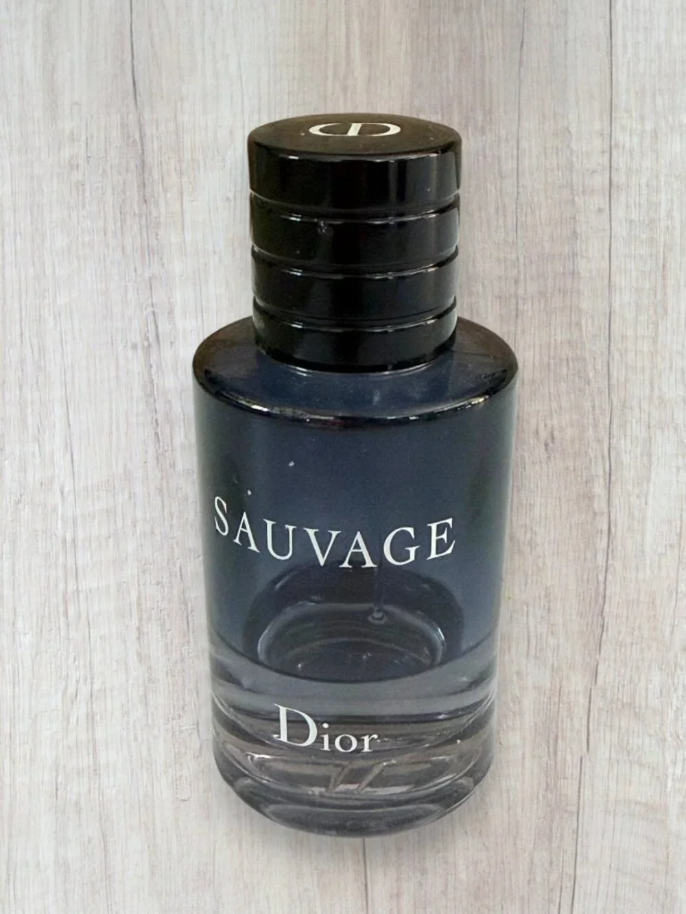 Christian Dior Sauvage Eau de Toilette EDT 60mL 2 oz Partial Bottle ~1/3 Full